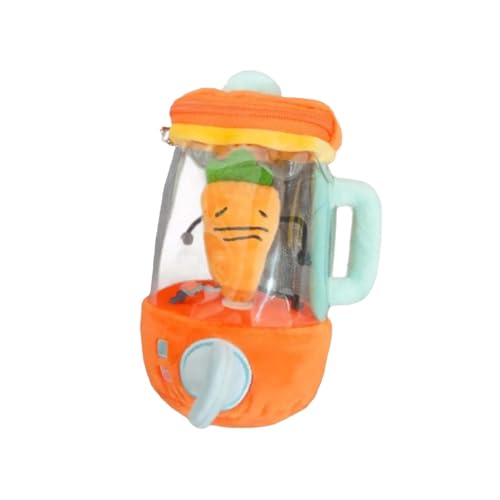 Rotierendes Spielzeug mit Kordelzug, Karotten-Entsafter-Spielzeug, Karotten-Entsafter-Spielzeug, Cartoon-Karottenpuppe, Spielzeug mit rotierendem Kordelzug, lustig für Jungen, (Orange, 15cm) von Generisch