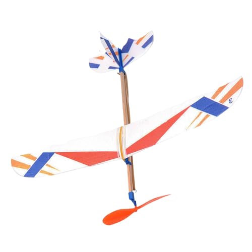 Rubber Band Powered, Glider Plane Toy, Hand-Launch Foam Aircraft, High-Flying Stem Activity, Fun-Powered Flight Adventure for Backyard, Beach, Camping, Play, 20.08x17.32 Inches Rubber Band Powered, Glider Plane Toy, Hand-Launch Foam Aircraft, High-Flying Stem Activity, Fun-Powered Flight Adventure for Backyard, Beach, Camping, Play, 20.08x17.32 Inches von Generisch