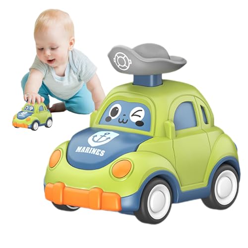 Generisch Rückziehauto für Kleinkinder, Rückziehautos, Pressauto-Spielzeug - Kleine Rückziehautos im Cartoon-Design, Partygeschenke für Kinder, kleines Trägheitsauto für Mädchen, und Kleinkinder von Generisch