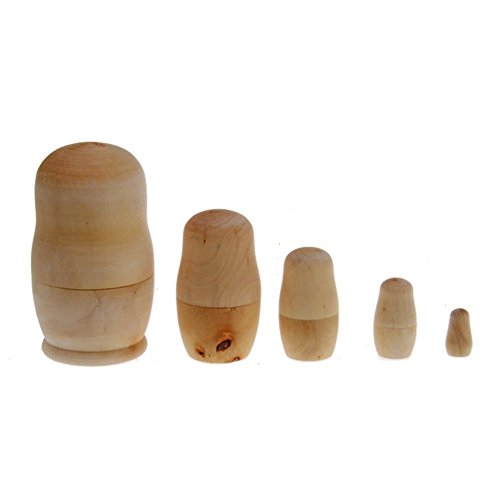 Russische Matroschka Blanko-Puppen zum Bemalen Ihres eigenen 5er-Sets. Bequem und umweltfreundlich. Professioneller Prozess Russische Matroschka Blanko-Puppen zum Bemalen Ihres eigenen 5er-Sets. Bequem und umweltfreundlich. Professioneller Prozess von Generisch