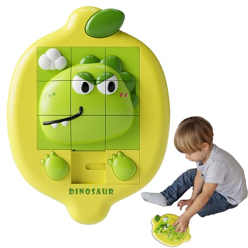 Rutschenrätsel für Kinder, Rätselspielzeug rutschen,Dinosauriermuster Intelligenz Stamm Puzzle - Vorschule Bildungsaktivität für Lernspiele und Entwicklung Rutschenrätsel für Kinder, Rätselspielzeug rutschen,Dinosauriermuster Intelligenz Stamm Puzzle - Vorschule Bildungsaktivität für Lernspiele und Entwicklung von Generisch