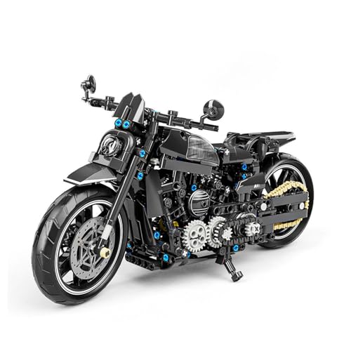 SAYN Technik Motorrad für Harley Davidson, 816 Teile Technik Motorrad Bausteine Bausatz, Kompatibel mit Lego SAYN Technik Motorrad für Harley Davidson, 816 Teile Technik Motorrad Bausteine Bausatz, Kompatibel mit Lego von Generisch