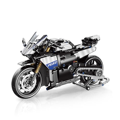 SAYN Technik Motorrad für Yamaha R1, 1016 Teile Technik Motorrad Bausteine Bausatz, Kompatibel mit Lego Technik SAYN Technik Motorrad für Yamaha R1, 1016 Teile Technik Motorrad Bausteine Bausatz, Kompatibel mit Lego Technik von Generisch