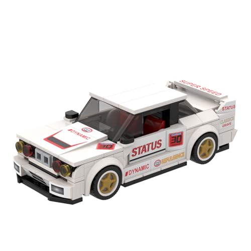 SAYN Technik Sportwagen Bausteine für BMW E30 M3, 300 Teile, Technik Auto Rennwagen Modell, Kompatibel mit Lego Technik von Generisch
