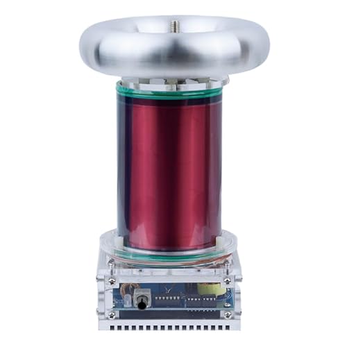 SSTC Musik-Tesla-Spule, integrierter Lichtbogenlöscher, DIY-fertiger Hochfrequenzgenerator, 250 W, Bogenlänge 20 cm, Physik-Wissenschaft, Experimentiermodell, Sammlermotormodell für Erwachsene von Generisch