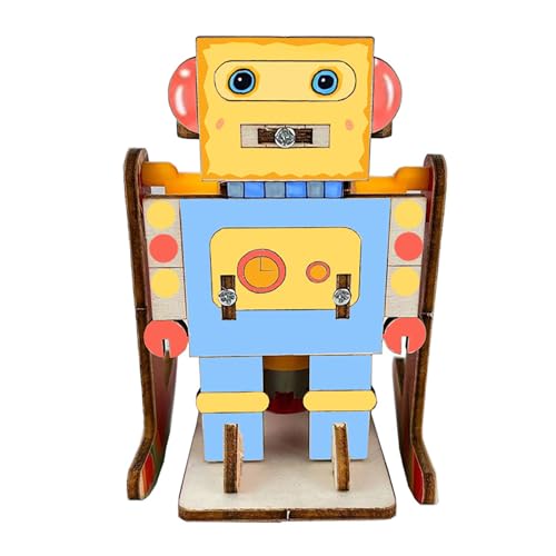STEM Science Kits für Kinder, Holzkunst-und Handwerks Kits, STEM-Spielzeug für Jungen Mädchen im Alter von 8-12 5-7 8 10 12 13 14 Geschenk, 3D-Puzzles Roboter Gebäude Technik Modellset von Generisch