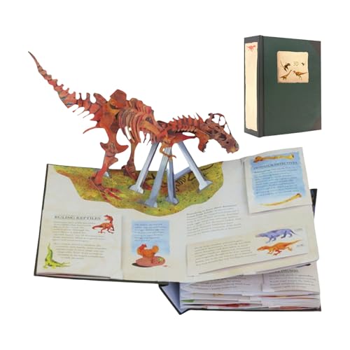 Sachbuch Dinosaurier | Lustiges Pop-up-Buch Für Kleinkinder | Interaktives Lernspielzeug Vorschulaktivitäten Für Babys Schule Zuhause Kindergarten Sachbuch Dinosaurier | Lustiges Pop-up-Buch Für Kleinkinder | Interaktives Lernspielzeug Vorschulaktivitäten Für Babys Schule Zuhause Kindergarten von Generisch