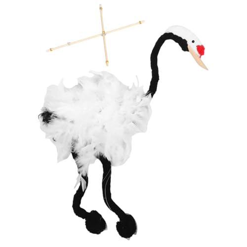 Saitenpuppen, Crane Marionette String Puppen | Weichkran handgefertigtes Pull Strings Puppe | Fun Stoffed Plüschholz interaktive Saitenpuppen, Crane Marionette String Puppen | Weichkran handgefertigtes Pull Strings Puppe | Fun Stoffed Plüschholz interaktive von Generisch
