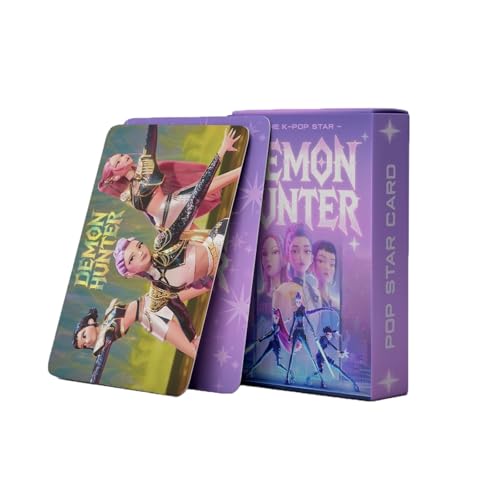 Saja Boys 𝐊𝐩𝐨𝐩 𝐃𝐞𝐦𝐨𝐧 𝐇𝐮𝐧𝐭𝐞𝐫𝐬 Lomo Cards Karten Fotokarten Saja Boys Huntrix K-pop Rumi Mira Zoey Jinun Fotokartenset Geburtstagsgeschenk für Fans 55PCS A03 von Generisch