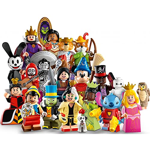 Minifiguren Lego 71038 Disney 100, Komplettsatz mit Allen 18 Figuren von Generisch