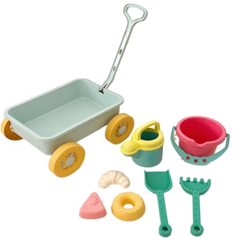 Sand Castle Building Kit, Sand Buckets Shovels Trolley, 12.2x13.98 Inches Educational Small Outdoor Playset, Creative Beach Toy Set for Kids, Seaside, Backyard, Sandbox, Camping Sand Castle Building Kit, Sand Buckets Shovels Trolley, 12.2x13.98 Inches Educational Small Outdoor Playset, Creative Beach Toy Set for Kids, Seaside, Backyard, Sandbox, Camping von Generisch