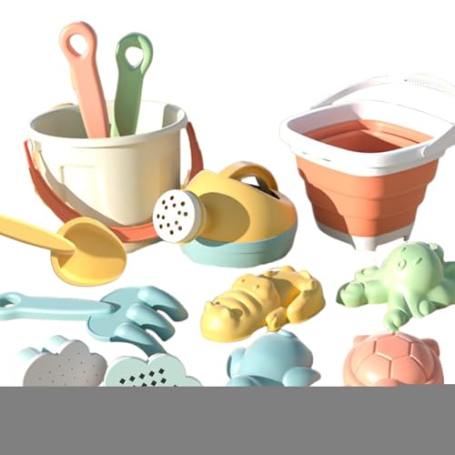 Sandbox -Spielzeug für Kleinkind - Kreatives Sandspielset, Schaufelschaufel Formen | Outdoor Beach Building Activity Spielzeugkit für Kinder Mädchen, Wasserpool Hinterhof Rasen Camping Sommersp von Generisch
