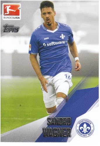 Sandro Wagner Mittelstürmer Darmstadt Trikotnummer 14 Topps Fußball Sammelkarte 44 von Generisch