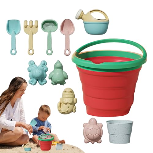 Sandspiele für den – Set SAD SEET | Graben Spiel mit faltbarem Obsteimer für Kinder ab 3 Jahren im Freien von Generisch