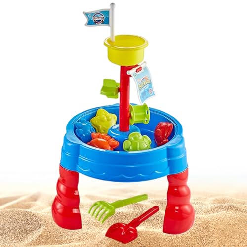 Sandtisch - Wasserspiel Tisch,Lernspielzeug Aktivitätsspielzeug Draußen Für Kinder Mädchen Zum Spielen Garten Terrasse Rasen von Generisch