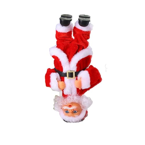 Santa Weihnachten Stofftier Puppen singen englische Lieder Santa Kinderspielzeug sind und schön Historische Puppe (Red, 26.5X14X9.7cm) von Generisch