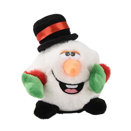 Santa Weihnachten Stofftier Puppen singen englische Lieder Santa Kinderspielzeug sind und schön Stoffpuppe (White, 29X20X16cm) von Generisch
