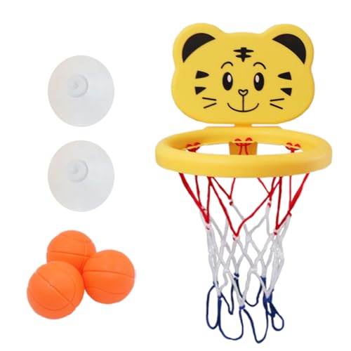 Saugnapfbasketball -Hoop, Badewanne Basketball Hoop,Cartoon Basketball Hoop - Tragbares interaktives Badezimmerspiel Wasserspiel Set für Mädchen Vorschule nach Hause Saugnapfbasketball -Hoop, Badewanne Basketball Hoop,Cartoon Basketball Hoop - Tragbares interaktives Badezimmerspiel Wasserspiel Set für Mädchen Vorschule nach Hause von Generisch
