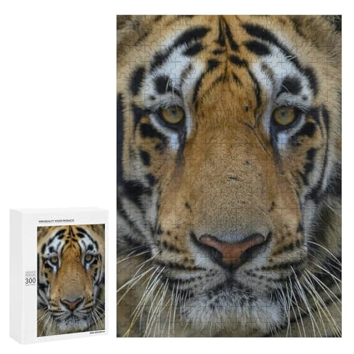 Savannah Tiger 300 Teile Set Holzpuzzle - Naturholz, perfekte Geschicklichkeitsentwicklung für Senioren von Generisch