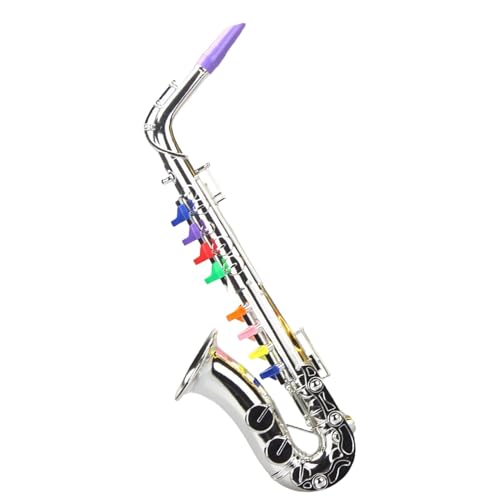 Saxophon Spielzeug Musikinstrumente | Musiksimulation für Anfänger Saxophon für Kinder | Saxophon Instrumente für Kinder Cartoon für Zuhause, Kindergarten, Kindergarten Saxophon Spielzeug Musikinstrumente | Musiksimulation für Anfänger Saxophon für Kinder | Saxophon Instrumente für Kinder Cartoon für Zuhause, Kindergarten, Kindergarten von Generisch