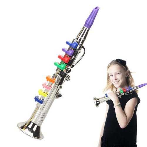 Saxophone for Kids, Saxophone Sound Toys, Educational Play Musical Equipment, Teaching Songs Trumpet Toy, Saxophone Toy for Children, Kids Musical Instrument, Trumpet Toy for Beginners, Colored Keys Saxophone for Kids, Saxophone Sound Toys, Educational Play Musical Equipment, Teaching Songs Trumpet Toy, Saxophone Toy for Children, Kids Musical Instrument, Trumpet Toy for Beginners, Colored Keys von Generisch