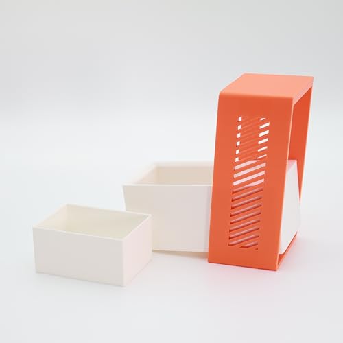 Scan Box für MTG Karten - Scanne Deine Magic Karten in Rekordzeit | ManaBox und andere Scanner-Apps sind kompatibel. TCG Kartenleser (Orange) von Generisch