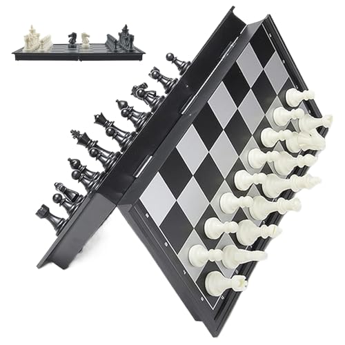 Schachbrett - Magnetisches Schachspiel - Klappbares Familien Reisespiel Für Outdoor-Lernen Und Unterwegs von Generisch