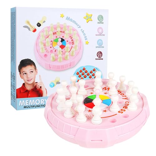 Schachbrettspiel, Schachbrett für Kinder - Family Memory Match Stick Schach,Bildungslernen Multi -Player -Tabletop -Spielzeug für Familie, Mädchen, Kinder von Generisch