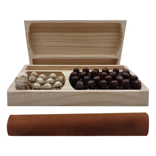 -Schachstücke - tragbares Tabletop -Kriegsstrategiespiel, Reiseschach -Set | Lernspielzeug für Bildungslern, historisches Brettspielgeschenk, Aktivitätsaktivität, unterhaltsames Kampfspiel für -Schachstücke - tragbares Tabletop -Kriegsstrategiespiel, Reiseschach -Set | Lernspielzeug für Bildungslern, historisches Brettspielgeschenk, Aktivitätsaktivität, unterhaltsames Kampfspiel für von Generisch