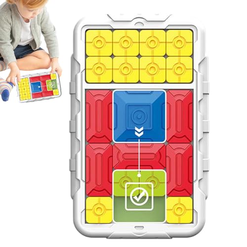 Schiebepuzzle Für Erwachsene,Pädagogisches Puzzle Brett - Multifunktionale Gehirn Teaser Mit Über Fünfhundert Herausforderungen Interaktives Schiebespiel Für Autoreisen Picknick Familie Party von Generisch