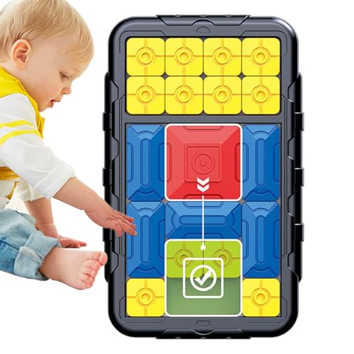 Schiebepuzzle Für Kinder - Pädagogisches Fidget Spielzeug | Mehrfunktionales Schiebespiel Mit Über Fünfhundert Herausforderungen Zum Gehirntraining Für Reisen Familienfeiern Und Partys von Generisch