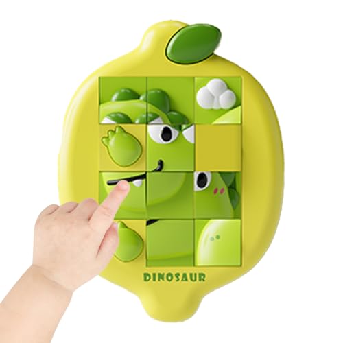 Schieber -Puzzlespielzeug, Hirnteaser -Schieber -Puzzle, Süße Dinosaurier -Hirnteaser Spielzeugsäge, Vorschule Bildungsaktivität für Lernspiele und Entwicklung Schieber -Puzzlespielzeug, Hirnteaser -Schieber -Puzzle, Süße Dinosaurier -Hirnteaser Spielzeugsäge, Vorschule Bildungsaktivität für Lernspiele und Entwicklung von Generisch