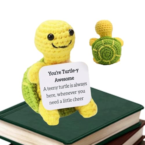 Schildkröten-Anhänger mit Haken, handgefertigter Charme für Wohnzimmer, Schlafzimmer, Büro, passend für Desktop- und Regaldekorationsbedürfnisse von Generisch