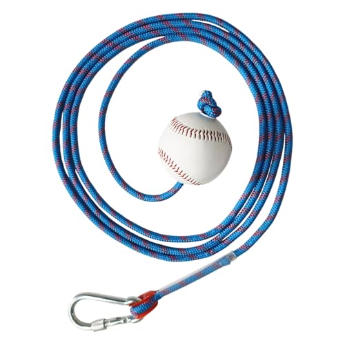 Schlagtrainingsgerät | Schlagseil Baseball-Trainingswerkzeug – Softball-Pitching-Übungsgurt, Wurfzubehör, tragbar für Outdoor-Sportfelder, Park Schlagtrainingsgerät | Schlagseil Baseball-Trainingswerkzeug – Softball-Pitching-Übungsgurt, Wurfzubehör, tragbar für Outdoor-Sportfelder, Park von Generisch