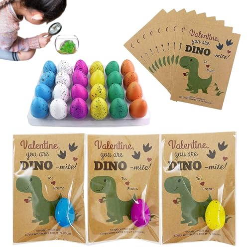 Schlüpfen Wachsen Eier | 24 Prozent Wachsen In Wasser Dinosaurier Eier | -Eier, Die In Wasser Schlüpfen, Dinosaurier -Überraschung Eier, Kinderpartygunst, Kinder Über 3 Schlüpfen Wachsen Eier | 24 Prozent Wachsen In Wasser Dinosaurier Eier | -Eier, Die In Wasser Schlüpfen, Dinosaurier -Überraschung Eier, Kinderpartygunst, Kinder Über 3 von Generisch