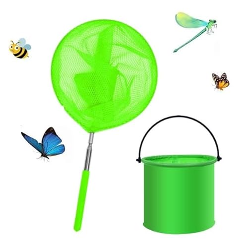 Schmetterlingsnetz, 6 Farben, Teichfischernetz mit ausziehbarem Griff und faltbarem Wassereimer zum Fangen von Krabben, Käfern, Insekten, kleinen Fischen, Outdoor-Gartenaktivitäten, Strandspielzeug Schmetterlingsnetz, 6 Farben, Teichfischernetz mit ausziehbarem Griff und faltbarem Wassereimer zum Fangen von Krabben, Käfern, Insekten, kleinen Fischen, Outdoor-Gartenaktivitäten, Strandspielzeug von Generisch