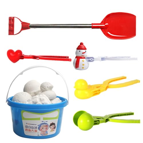 Schneeformen, Schneeballform - Winter-Schneeball-Spielzeugsets - Schneeball-Clip-Set, Sandformwerkzeuge, Schneeform für den Außenbereich, Sandspielzeug für Kinder für Outdoor-Aktivitäten im Winter Schneeformen, Schneeballform - Winter-Schneeball-Spielzeugsets - Schneeball-Clip-Set, Sandformwerkzeuge, Schneeform für den Außenbereich, Sandspielzeug für Kinder für Outdoor-Aktivitäten im Winter von Generisch