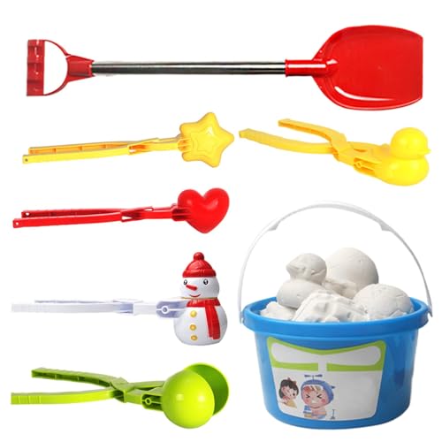 Schneespielzeug für Kinder,Schneeformen - Winter-Schneeball-Spielzeugsets | Schneeform für den Außenbereich, Schneeball-Kampfspielzeug, Sandformwerkzeuge für Winteraktivitäten im Innen- und Außenberei Schneespielzeug für Kinder,Schneeformen - Winter-Schneeball-Spielzeugsets | Schneeform für den Außenbereich, Schneeball-Kampfspielzeug, Sandformwerkzeuge für Winteraktivitäten im Innen- und Außenberei von Generisch