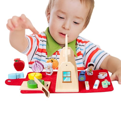Schneiden von Food Toy, Spielzeugspiel für Kids Kitchen - Kinder Holzküche Kochspiel Spielzeug - Tragbare vorgetäuschte Accessoires Interactive Food Early Education S für 3 Jahre alt+ Mädchen Schneiden von Food Toy, Spielzeugspiel für Kids Kitchen - Kinder Holzküche Kochspiel Spielzeug - Tragbare vorgetäuschte Accessoires Interactive Food Early Education S für 3 Jahre alt+ Mädchen von Generisch