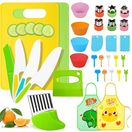 Schneideset für Kinder, Schneideset für Kleinkinder,Schneidewerkzeug-Set für Kleinkinder - Küchenutensilien für , echte Schneidesets für Kinder, Lernset für zum Kochen Schneideset für Kinder, Schneideset für Kleinkinder,Schneidewerkzeug-Set für Kleinkinder - Küchenutensilien für , echte Schneidesets für Kinder, Lernset für zum Kochen von Generisch