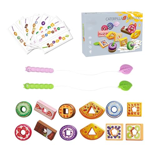 Schnürung Perlen - - und Gemüsefäden -Spielzeug, Bildungsstring -Set | Holzperlen, Entwicklung von Feinmotorik, Vorschullernspielzeug für Kinder im Alter von 3 bis 5 Jahren Schnürung Perlen - - und Gemüsefäden -Spielzeug, Bildungsstring -Set | Holzperlen, Entwicklung von Feinmotorik, Vorschullernspielzeug für Kinder im Alter von 3 bis 5 Jahren von Generisch
