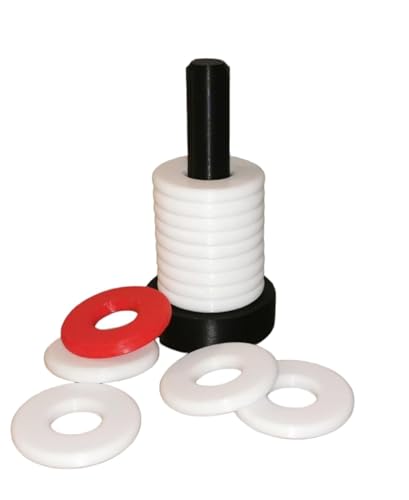 Schockbesteck aus Kunststoff für Schocken Spiel Set - Zubehör Würfelspiel zum Knobeln, Meiern, Mäxchen - Würfel und Knobelspiel - Gesellschaftsspiele lustig für Kinder und Erwachsene von Generisch