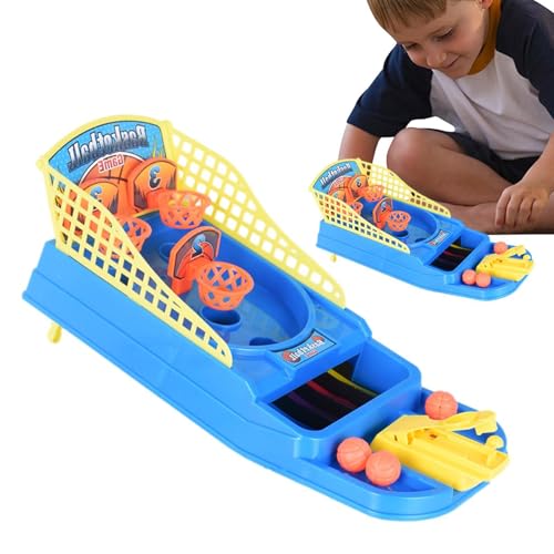 Schreibtisch kleines Basketballspiel, Basketballspiel für Desktop | Erwachsene interaktive Basketball -Tabletop -Spiel - Casual Gathering Night Toy für und Mädchen Hand-Augen-Koordination für Tochter, von Generisch