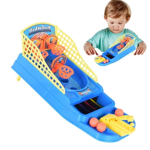 Schreibtisch kleines Basketballspiel, Basketballspiel für Desktop - Erwachsene interaktive Basketball -Tabletop -Spiel - Casual Gathering Toy Handy-Eye-Koordination Verbesserung der Lösung für das Stu von Generisch