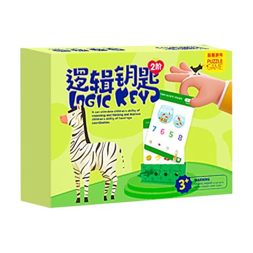 Schritt-für-Schritt-Logikschlüsselspielzeug, Kinder-Logik-Enhancer-Spielzeug | Fun Logic Logic Schritt für Schritt Matching-Spiel - Bunte Denkunterrichtshilfen, logische Hand-Auge-Koordinationsverstär von Generisch