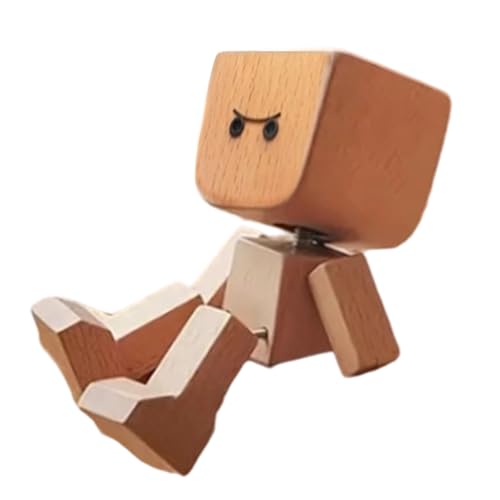 Schüttelkampfmann Figur - Kinetisches Holzspielzeug, Wackelnde Holzfigur | Handgefertigtes Holzkunststück, Stress Relief Office, Neuheit Geschenk Für - Oder Arbeitschalter, Langlebige Natürl Schüttelkampfmann Figur - Kinetisches Holzspielzeug, Wackelnde Holzfigur | Handgefertigtes Holzkunststück, Stress Relief Office, Neuheit Geschenk Für - Oder Arbeitschalter, Langlebige Natürl von Generisch