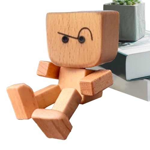 Schüttelkampfmann Figur - Kinetisches Holzspielzeug, Wackelnde Holzfigur | Handgefertigtes Holzkunststück, Stress Relief Office, Neuheit Geschenk Für - Oder Arbeitschalter, Langlebige Natürl Schüttelkampfmann Figur - Kinetisches Holzspielzeug, Wackelnde Holzfigur | Handgefertigtes Holzkunststück, Stress Relief Office, Neuheit Geschenk Für - Oder Arbeitschalter, Langlebige Natürl von Generisch