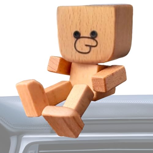 Schüttelkampfmann Figur - Kinetisches Holzspielzeug, Wackelnde Holzfigur | Handgefertigtes Holzkunststück, Stress Relief Office, Neuheit Geschenk Für - Oder Arbeitschalter, Langlebige Natürl Schüttelkampfmann Figur - Kinetisches Holzspielzeug, Wackelnde Holzfigur | Handgefertigtes Holzkunststück, Stress Relief Office, Neuheit Geschenk Für - Oder Arbeitschalter, Langlebige Natürl von Generisch