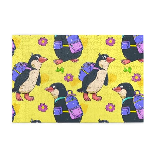 Schulranzen Pinguin 1000 Teile Puzzle für Erwachsene Holzpuzzles für Erwachsene Geschenke Wohnkultur Schulranzen Pinguin 1000 Teile Puzzle für Erwachsene Holzpuzzles für Erwachsene Geschenke Wohnkultur von Generisch