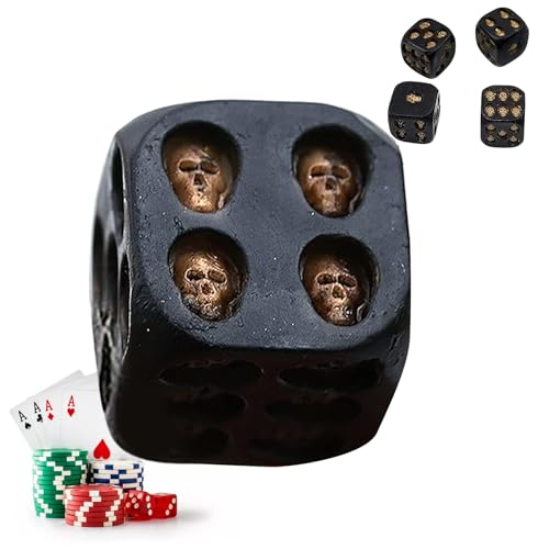 Schwarzer Schädelwürfler - 1/5pcs Schädelwürfel Würfel Dicè Halloween DiCê | Halloween Horror DiCè Cubê | Scary Novel Tabletop Accessoires & gruselige Partydekorationen für Zuhause, Büro Schwarzer Schädelwürfler - 1/5pcs Schädelwürfel Würfel Dicè Halloween DiCê | Halloween Horror DiCè Cubê | Scary Novel Tabletop Accessoires & gruselige Partydekorationen für Zuhause, Büro von Generisch
